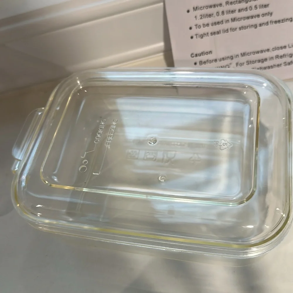 Clear Plastic Food Storage Containers for microwave food with steam vent​